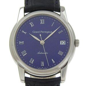 GIRARD-PERREGAUX Classic Date Watches 9044 Back schedule cal.3300-928 Navy